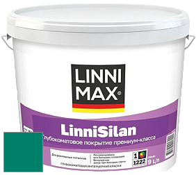 Краска LINNIMAX LinniSilan /ЛИННИМАКС ЛинниСилан (CAPAROL CAPASILAN) глубокоматовая краска цвет NCS S 3555-B80G 