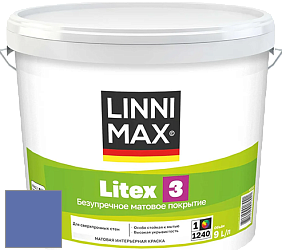 Краска LINNIMAX LITEX 3 / ЛИННИМАКС ЛИТЕКС 3 (ALPINA PREMIUM WAND) латексная краска цвет NCS S 3050-R70B 