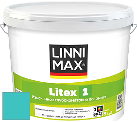 Краска LINNIMAX LITEX 1 / ЛИННИМАКС ЛИТЕКС 1 (CAPAROL SAMTEX 3) высокоэкологичная латексная краска цвет NCS S 1050-B40G 