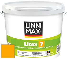 Краска LINNIMAX LITEX 7 / ЛИННИМАКС ЛИТЕКС 7  (CAPAROL SAMTEX 7) латексная краска цвет NCS S 0585-Y20R 