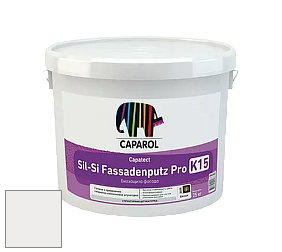 Краска Caparol Capatect Fassadenputz Sil-Si Pro / Капарол Капатек штукатурка структурная камешковая 25 кг. цвет Porzellanweiß 