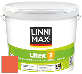 Краска LINNIMAX LITEX 7 / ЛИННИМАКС ЛИТЕКС 7  (CAPAROL SAMTEX 7) латексная краска цвет NCS S 0580-Y70R 