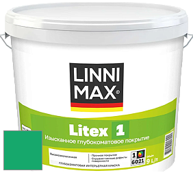 Краска LINNIMAX LITEX 1 / ЛИННИМАКС ЛИТЕКС 1 (CAPAROL SAMTEX 3) высокоэкологичная латексная краска цвет NCS S 1565-G 