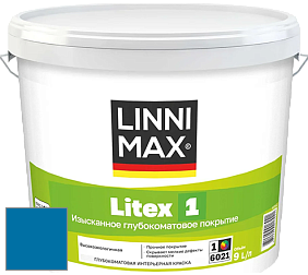 Краска LINNIMAX LITEX 1 / ЛИННИМАКС ЛИТЕКС 1 (CAPAROL SAMTEX 3) высокоэкологичная латексная краска цвет NCS S 3060-R90B 