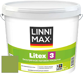 Краска LINNIMAX LITEX 3 / ЛИННИМАКС ЛИТЕКС 3 (ALPINA PREMIUM WAND) латексная краска цвет NCS S 2060-G40Y 