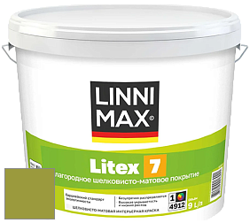Краска LINNIMAX LITEX 7 / ЛИННИМАКС ЛИТЕКС 7  (CAPAROL SAMTEX 7) латексная краска цвет Tundra 125 