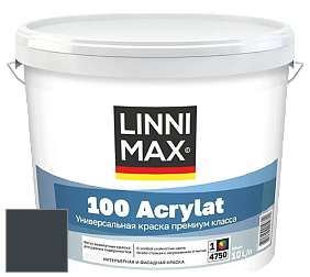 Краска LINNIMAX 100 ACRYLAT / ЛИННИМАКС 100 АКРИЛАТ (CAPAROL AMPHIBOLIN) акриловая краска цвет Pacific 5 