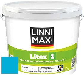 Краска LINNIMAX LITEX 1 / ЛИННИМАКС ЛИТЕКС 1 (CAPAROL SAMTEX 3) высокоэкологичная латексная краска цвет NCS S 1060-B 
