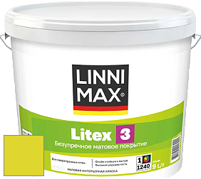 Краска LINNIMAX LITEX 3 / ЛИННИМАКС ЛИТЕКС 3 (ALPINA PREMIUM WAND) латексная краска цвет NCS S 0570-G70Y 
