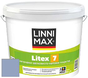 Краска LINNIMAX LITEX 7 / ЛИННИМАКС ЛИТЕКС 7  (CAPAROL SAMTEX 7) латексная краска цвет Saphir 110 