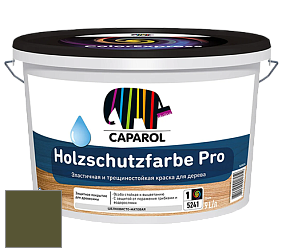 Краска CAPAROL HOLZSCHUTZFARBE PRO краска для древесины акриловая кроющая универсальная. цвет Oliv 15 