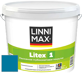 Краска LINNIMAX LITEX 1 / ЛИННИМАКС ЛИТЕКС 1 (CAPAROL SAMTEX 3) высокоэкологичная латексная краска цвет NCS S 3060-B 