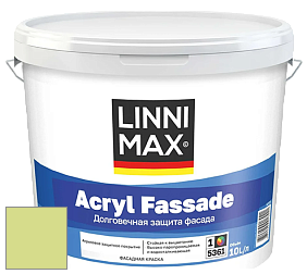 Краска LINNIMAX ACRYL FASSADE / ЛИННИМАКС АКРИЛ ФАССАДЕ (CAPAROL) акриловая фасадная краска цвет NCS S 0540-G50Y 