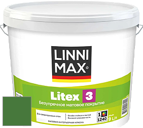 Краска LINNIMAX LITEX 3 / ЛИННИМАКС ЛИТЕКС 3 (ALPINA PREMIUM WAND) латексная краска цвет Oase 125 