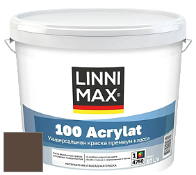 Краска LINNIMAX 100 ACRYLAT / ЛИННИМАКС 100 АКРИЛАТ (CAPAROL AMPHIBOLIN) акриловая краска цвет Umbrien 0 