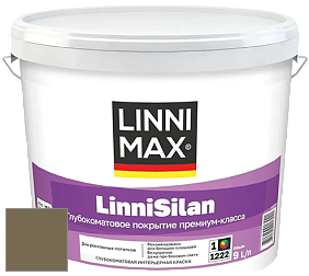 Краска LINNIMAX LinniSilan /ЛИННИМАКС ЛинниСилан (CAPAROL CAPASILAN) глубокоматовая краска цвет NCS S 6020-G90Y 