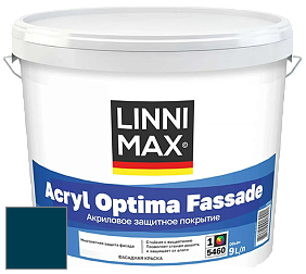 Краска LINNIMAX ACRYL OPTIMA FASSADE / ЛИННИМАКС АКРИЛ ОПТИМА ФАСАД (ALPINA) акриловая краска цвет Blu 5 
