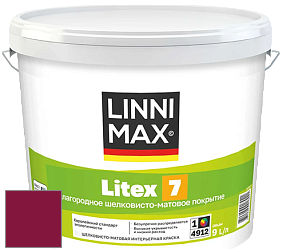 Краска LINNIMAX LITEX 7 / ЛИННИМАКС ЛИТЕКС 7  (CAPAROL SAMTEX 7) латексная краска цвет Pink 5 