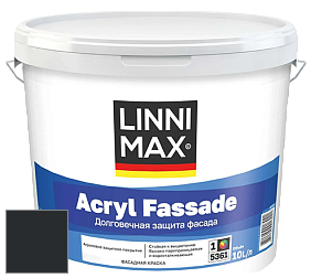 Краска LINNIMAX ACRYL FASSADE / ЛИННИМАКС АКРИЛ ФАССАДЕ (CAPAROL) акриловая фасадная краска цвет RAL 9011 