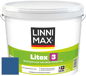 Краска LINNIMAX LITEX 3 / ЛИННИМАКС ЛИТЕКС 3 (ALPINA PREMIUM WAND) латексная краска цвет NCS S 4050-R80B 