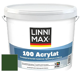 Краска LINNIMAX 100 ACRYLAT / ЛИННИМАКС 100 АКРИЛАТ (CAPAROL AMPHIBOLIN) акриловая краска цвет Verdo 5 