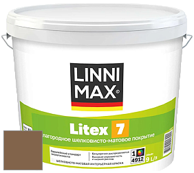 Краска LINNIMAX LITEX 7 / ЛИННИМАКС ЛИТЕКС 7  (CAPAROL SAMTEX 7) латексная краска цвет Siena 65 