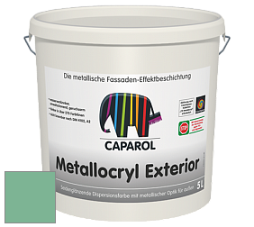 Краска Capadecor Metallocryl Exterior/Кападекор Металлакрил Экстериор шелковисто-глянцевая краска цвет Malachit 110 