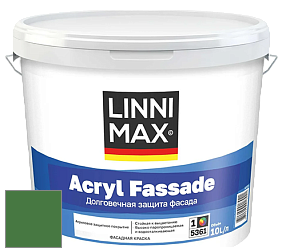 Краска LINNIMAX ACRYL FASSADE / ЛИННИМАКС АКРИЛ ФАССАДЕ (CAPAROL) акриловая фасадная краска цвет NCS S 3560-G20Y 