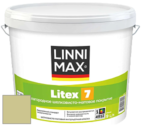 Краска LINNIMAX LITEX 7 / ЛИННИМАКС ЛИТЕКС 7  (CAPAROL SAMTEX 7) латексная краска цвет RAL 1000 