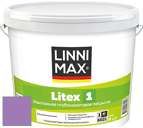 Краска LINNIMAX LITEX 1 / ЛИННИМАКС ЛИТЕКС 1 (CAPAROL SAMTEX 3) высокоэкологичная латексная краска цвет NCS S 2050-R50B 