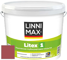 Краска LINNIMAX LITEX 1 / ЛИННИМАКС ЛИТЕКС 1 (CAPAROL SAMTEX 3) высокоэкологичная латексная краска цвет Barolo 100 