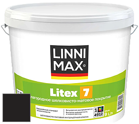 Краска LINNIMAX LITEX 7 / ЛИННИМАКС ЛИТЕКС 7  (CAPAROL SAMTEX 7) латексная краска цвет Oliv 5 