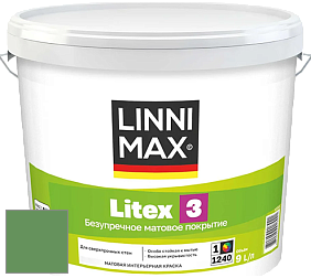 Краска LINNIMAX LITEX 3 / ЛИННИМАКС ЛИТЕКС 3 (ALPINA PREMIUM WAND) латексная краска цвет NCS S 3050-G20Y 