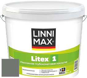Краска LINNIMAX LITEX 1 / ЛИННИМАКС ЛИТЕКС 1 (CAPAROL SAMTEX 3) высокоэкологичная латексная краска цвет NCS S 6005-G20Y 