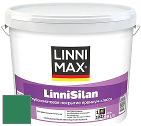 Краска LINNIMAX LinniSilan /ЛИННИМАКС ЛинниСилан (CAPAROL CAPASILAN) глубокоматовая краска цвет Malachit 100 