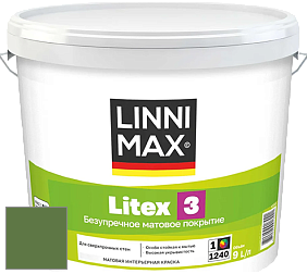 Краска LINNIMAX LITEX 3 / ЛИННИМАКС ЛИТЕКС 3 (ALPINA PREMIUM WAND) латексная краска цвет NCS S 4050-G30Y 