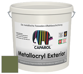 Краска Capadecor Metallocryl Exterior/Кападекор Металлакрил Экстериор шелковисто-глянцевая краска цвет Jade 95 